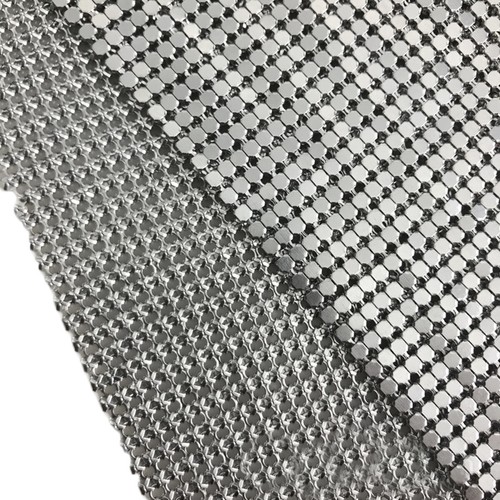 Metal sequin mesh fabric shiny - metal,