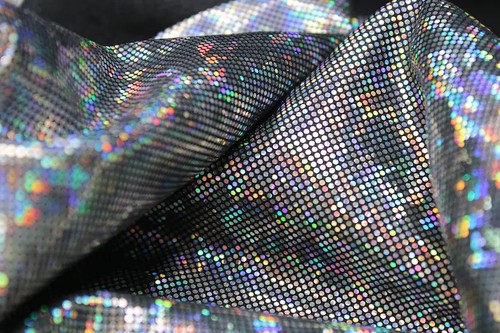 Silver black shattered glass - silver,